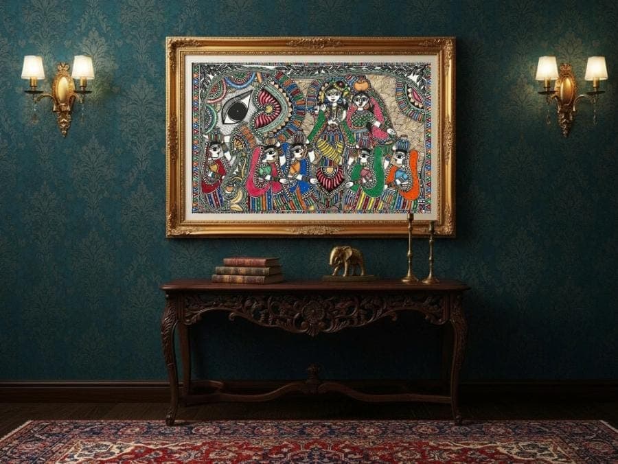 Radha and Krishna — alternate view