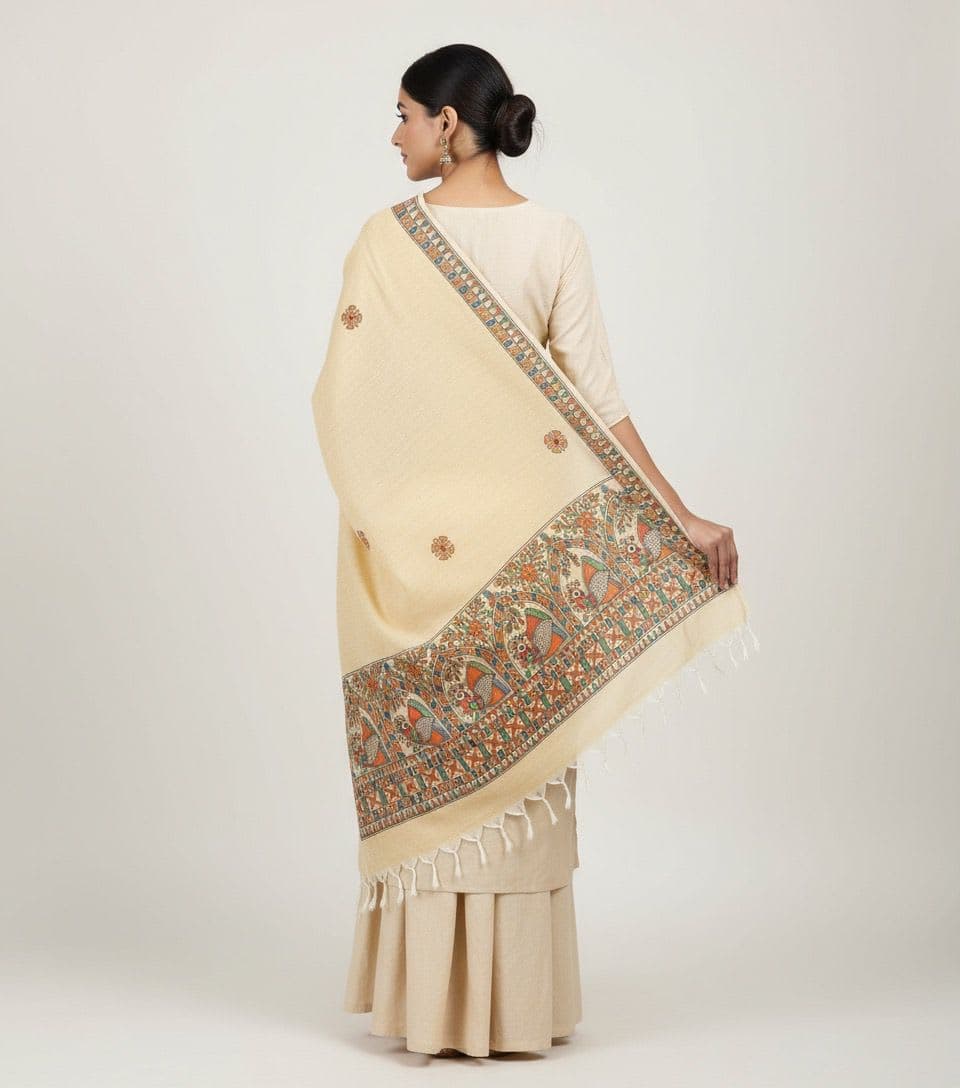 Handcrafted Dupatta — alternate view